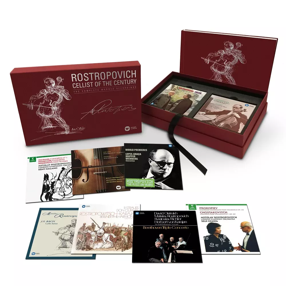 Rostropovich: Cellist of the Century - The Complete Warner Classics Recordings