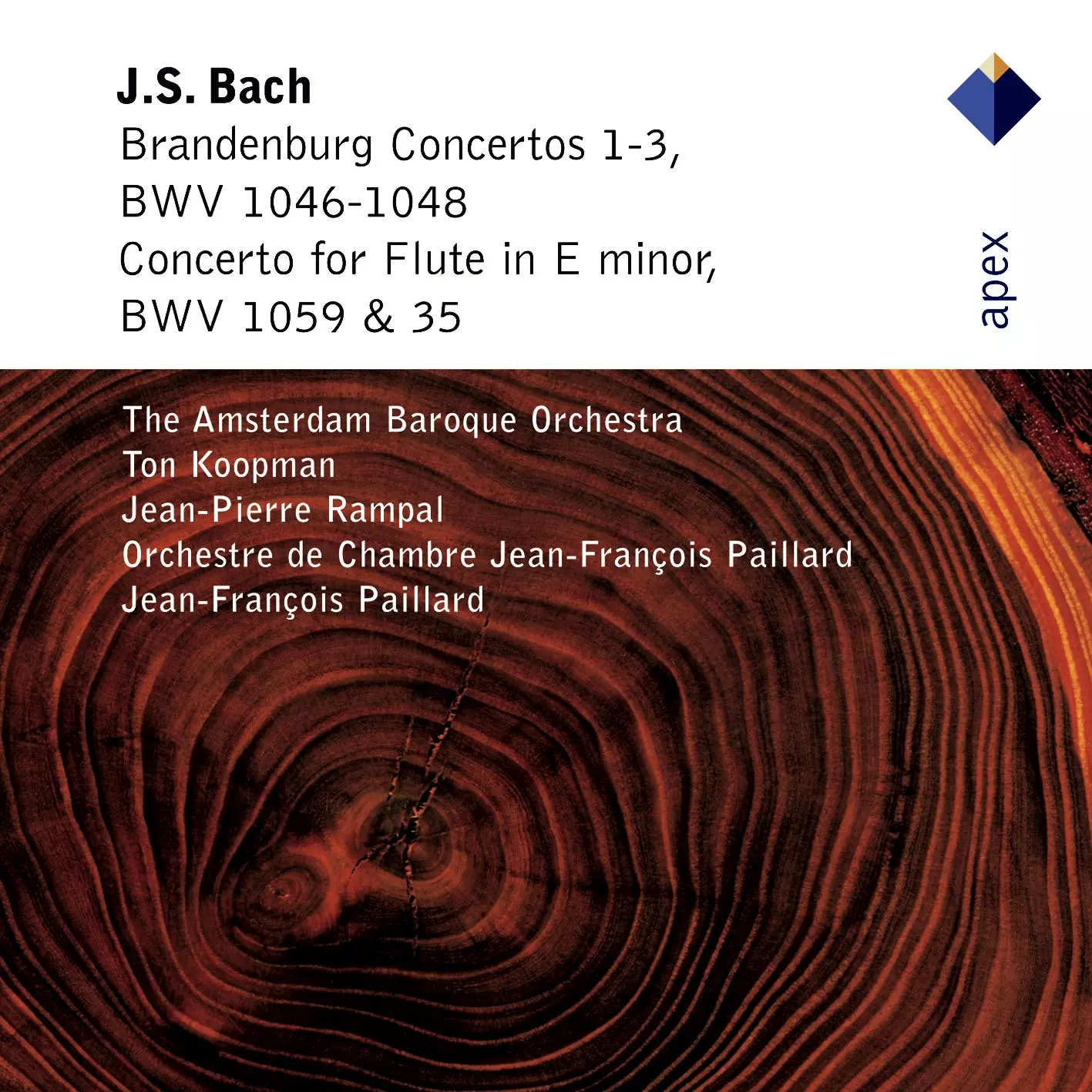 Brandenburg Concertos Nos 1 - 3 & Flute Concerto