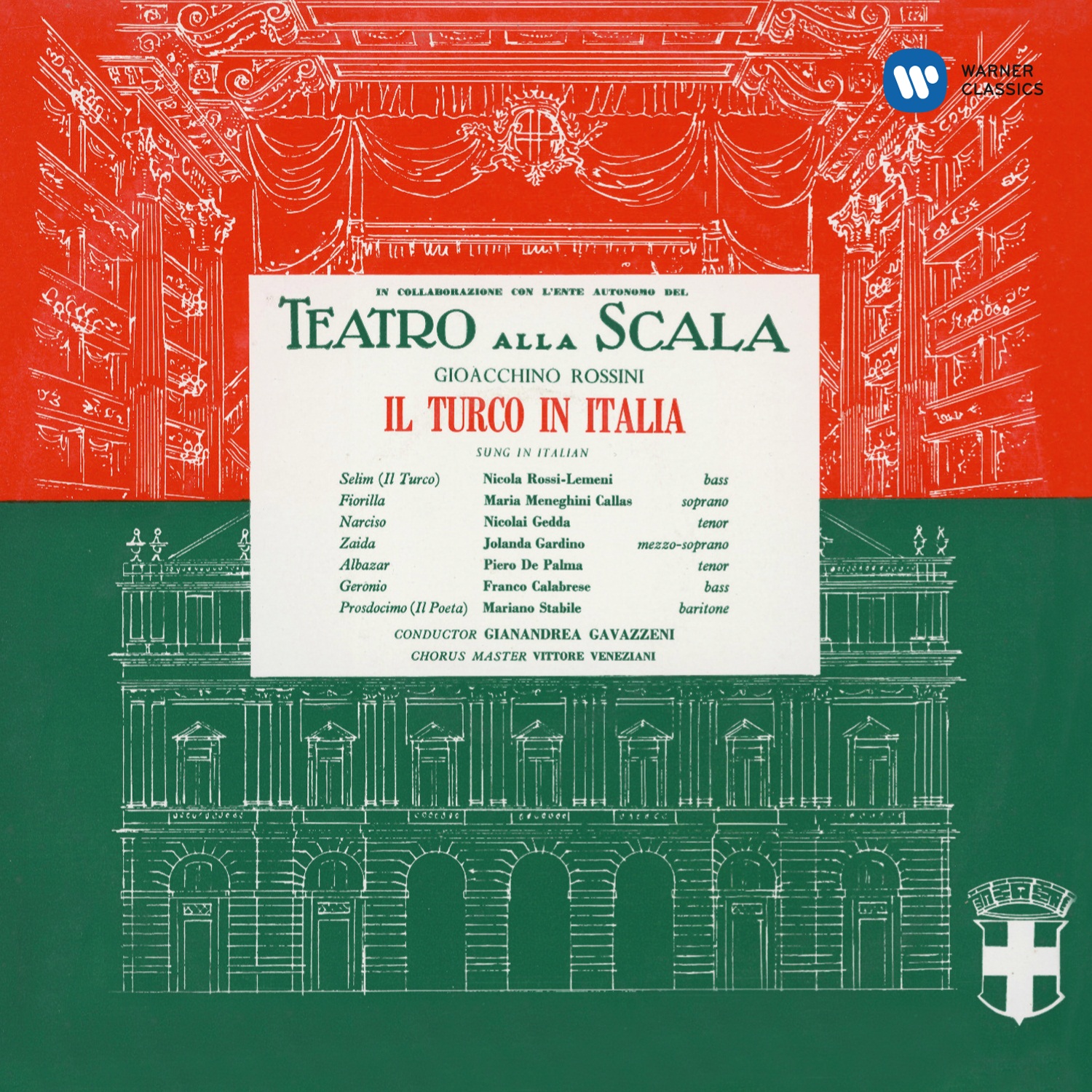 Rossini Il Turco In Italia 1954 Gavazzeni Callas Remastered 