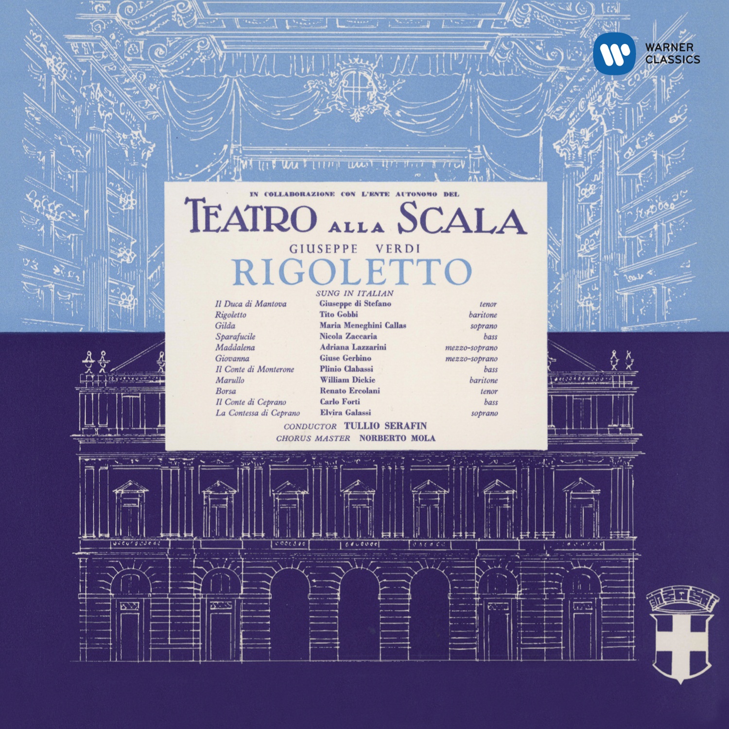 Verdi Rigoletto 1955 Serafin Callas Remastered Warner Classics
