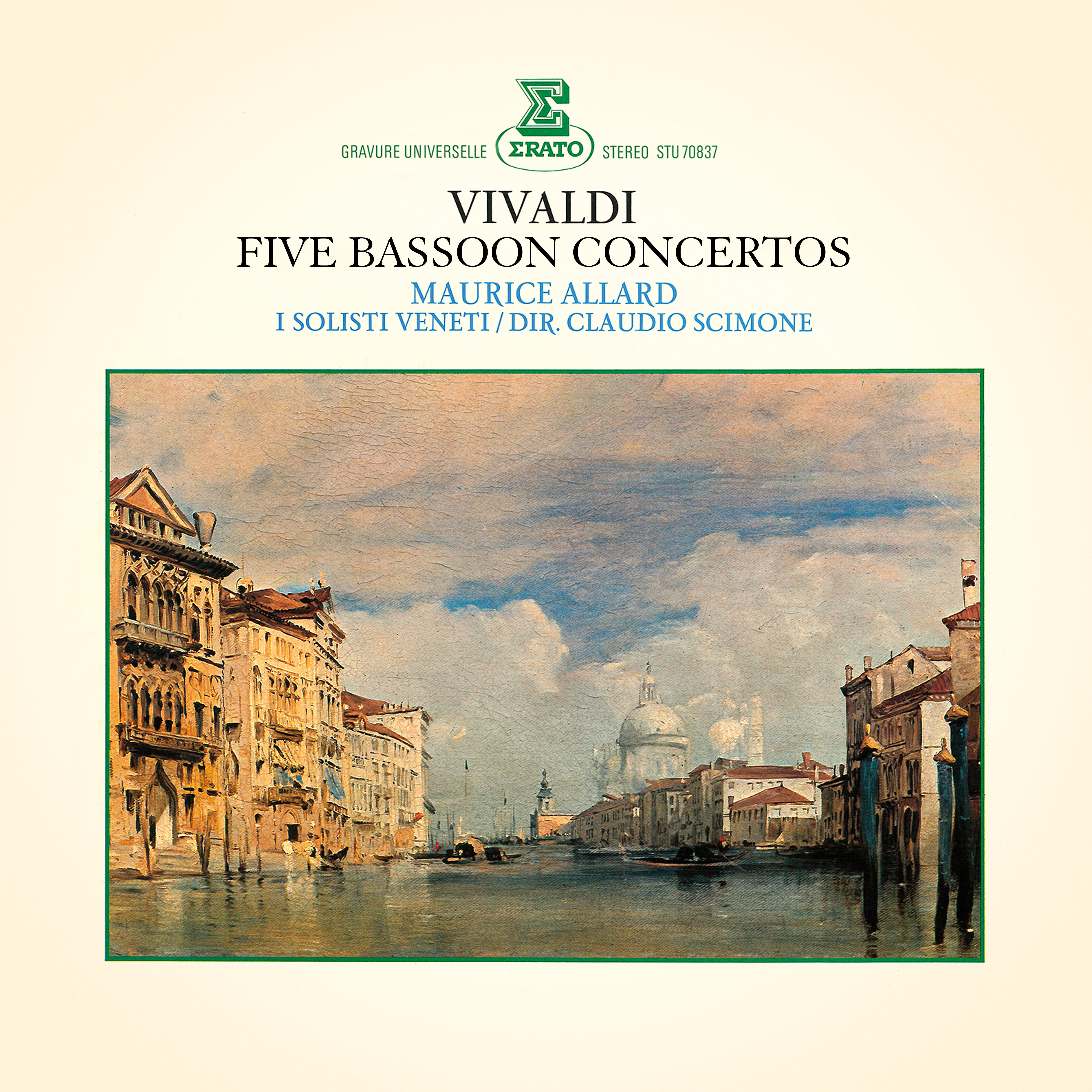 Vivaldi 5 Bassoon Concertos Warner Classics