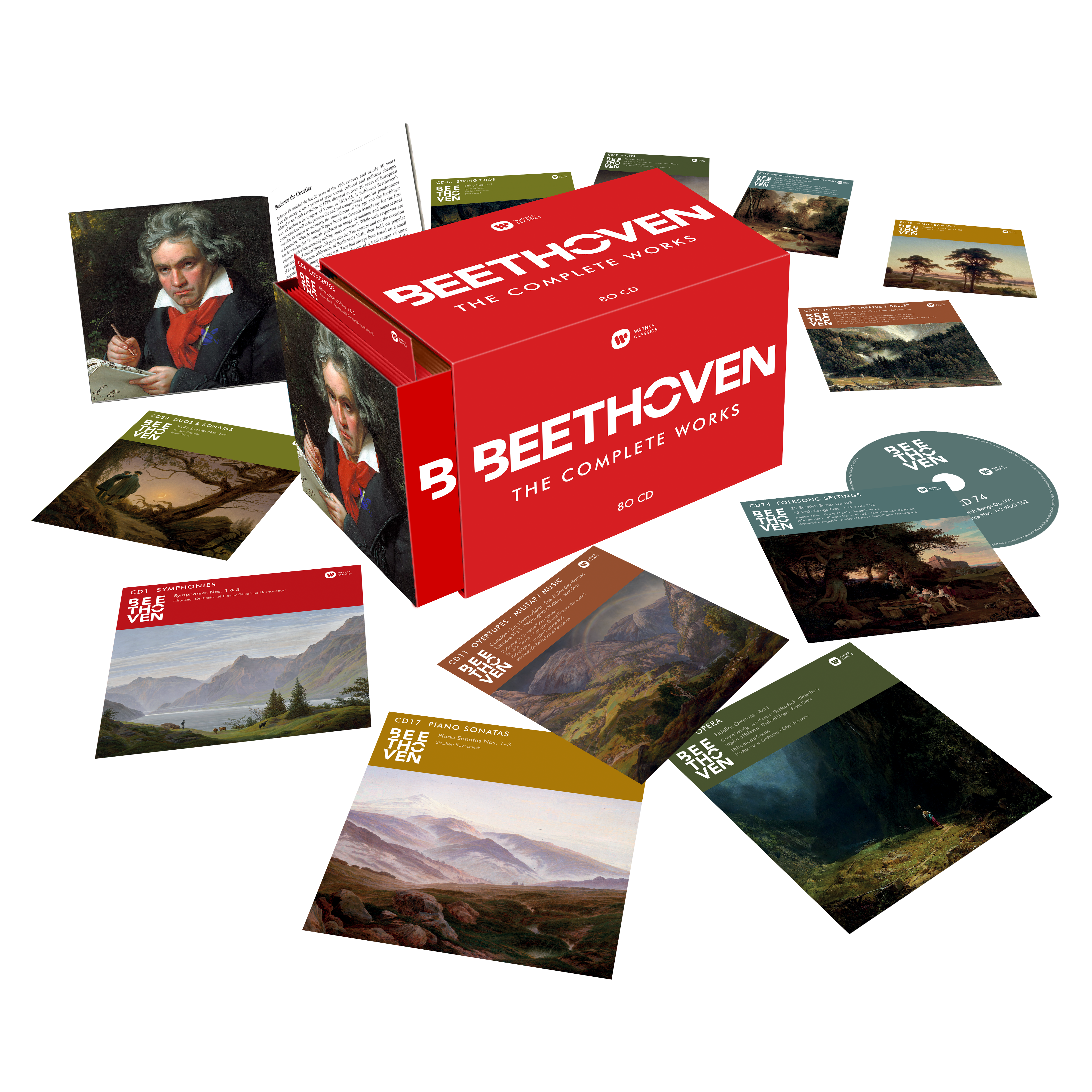Beethoven: The Complete Works (80CD) | Warner Classics