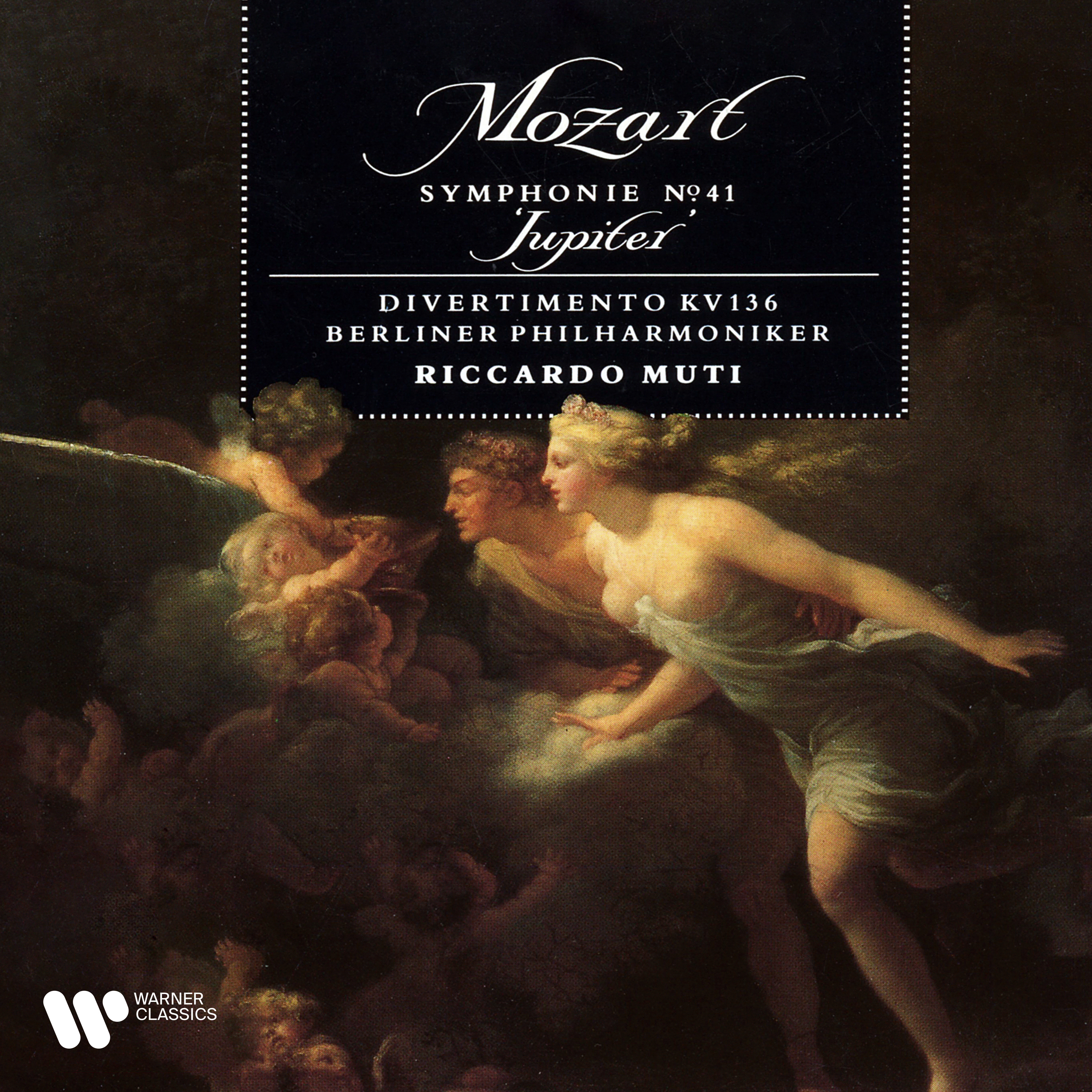 Mozart: Symphony No. 41 “Jupiter” & Divertimento, K. 136 | Warner