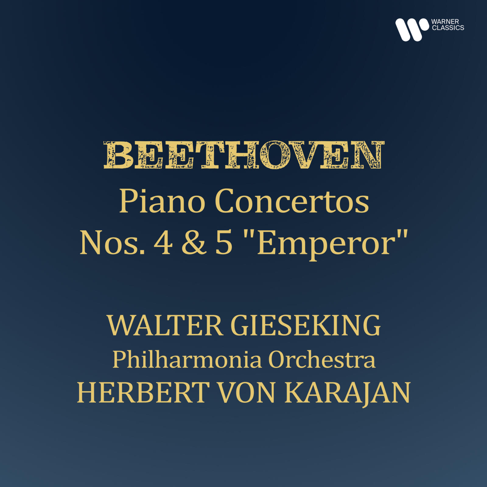 Beethoven: Piano Concertos Nos. 4 & 5 “Emperor” | Warner Classics
