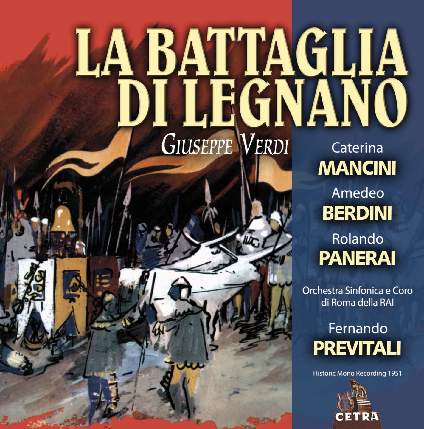 Cetra Verdi Collection: La battaglia di Legnano | Warner Classics