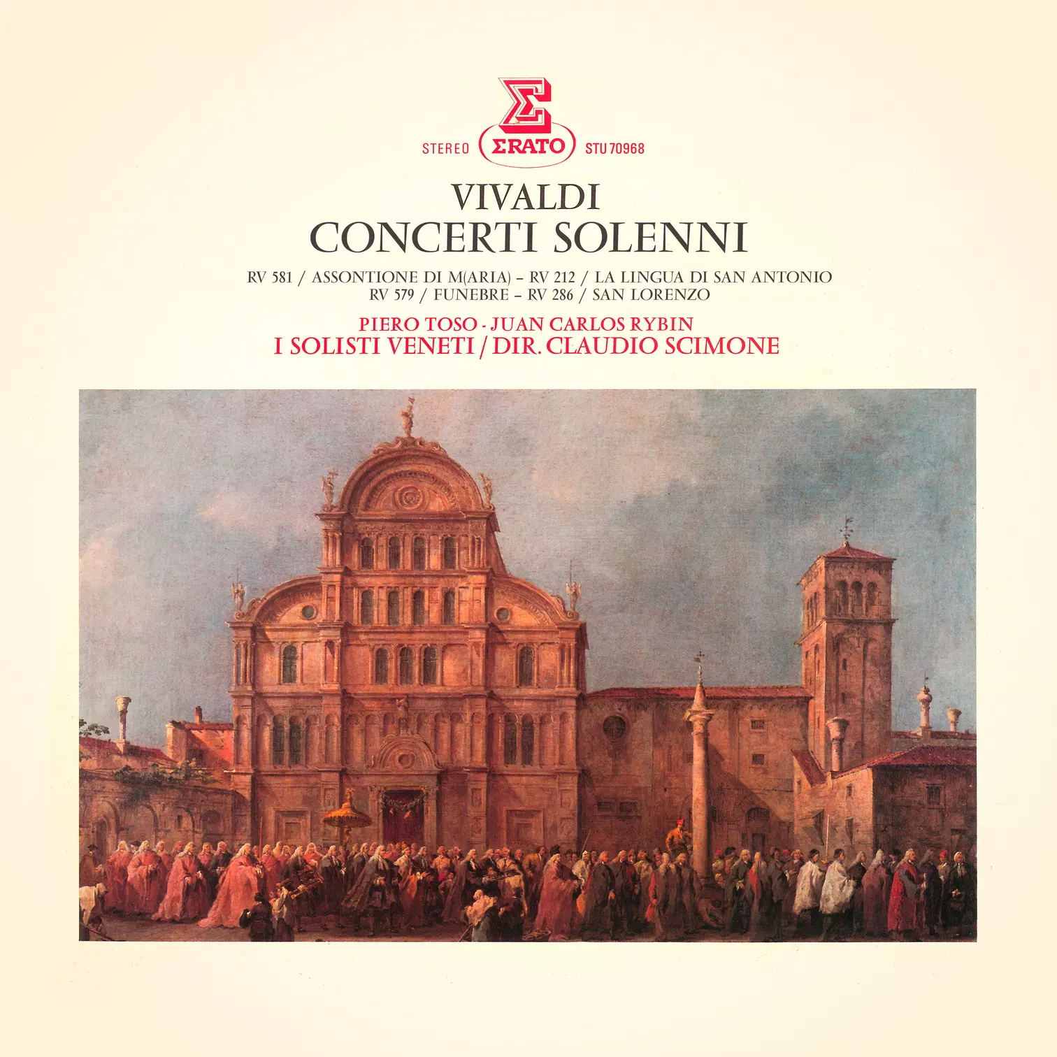 Vivaldi: Concerti solenni, RV 212, 286, 556, 579 & 581