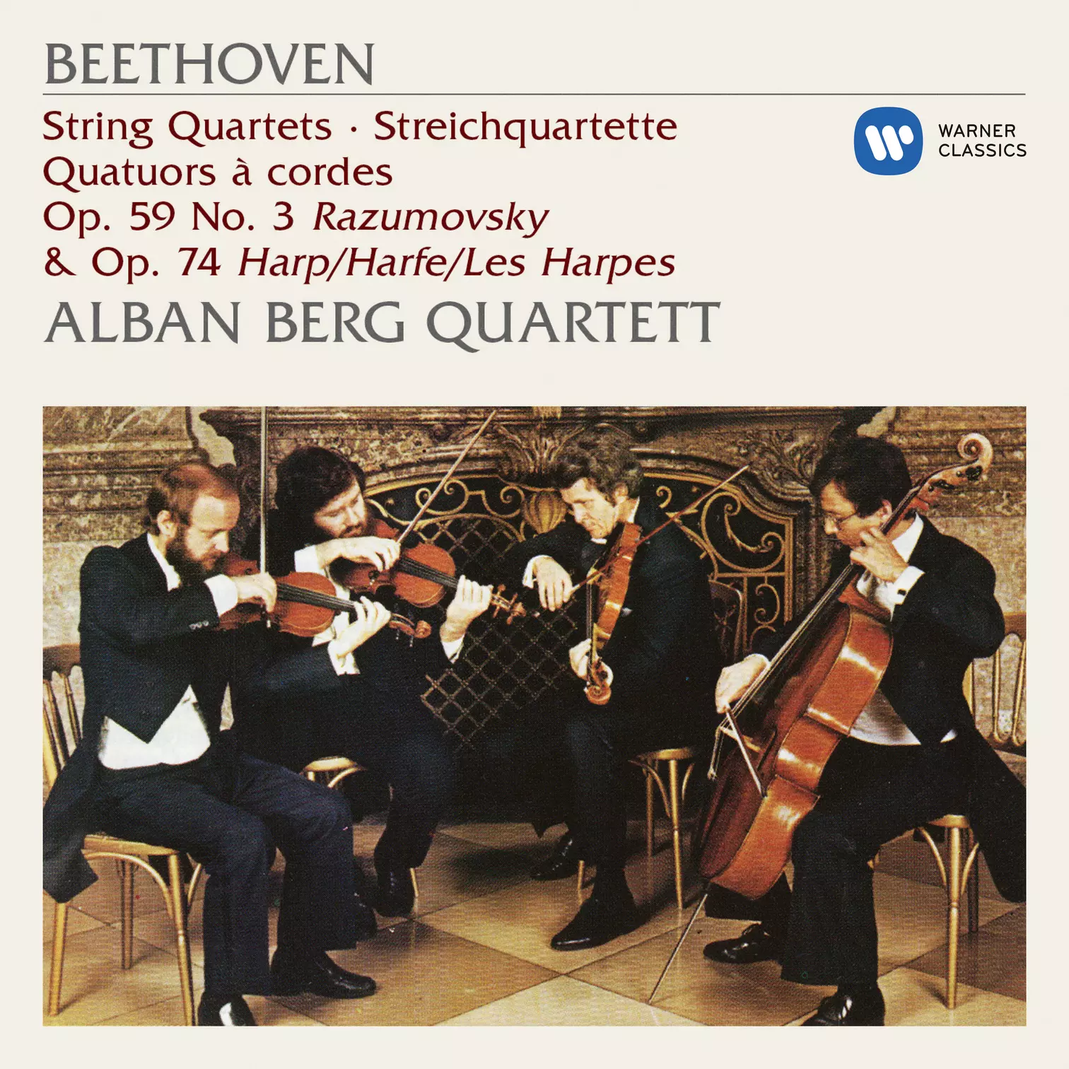 Beethoven: String Quartets, Op. 59 No. 3 “Razumovsky” & 74 “Harp”