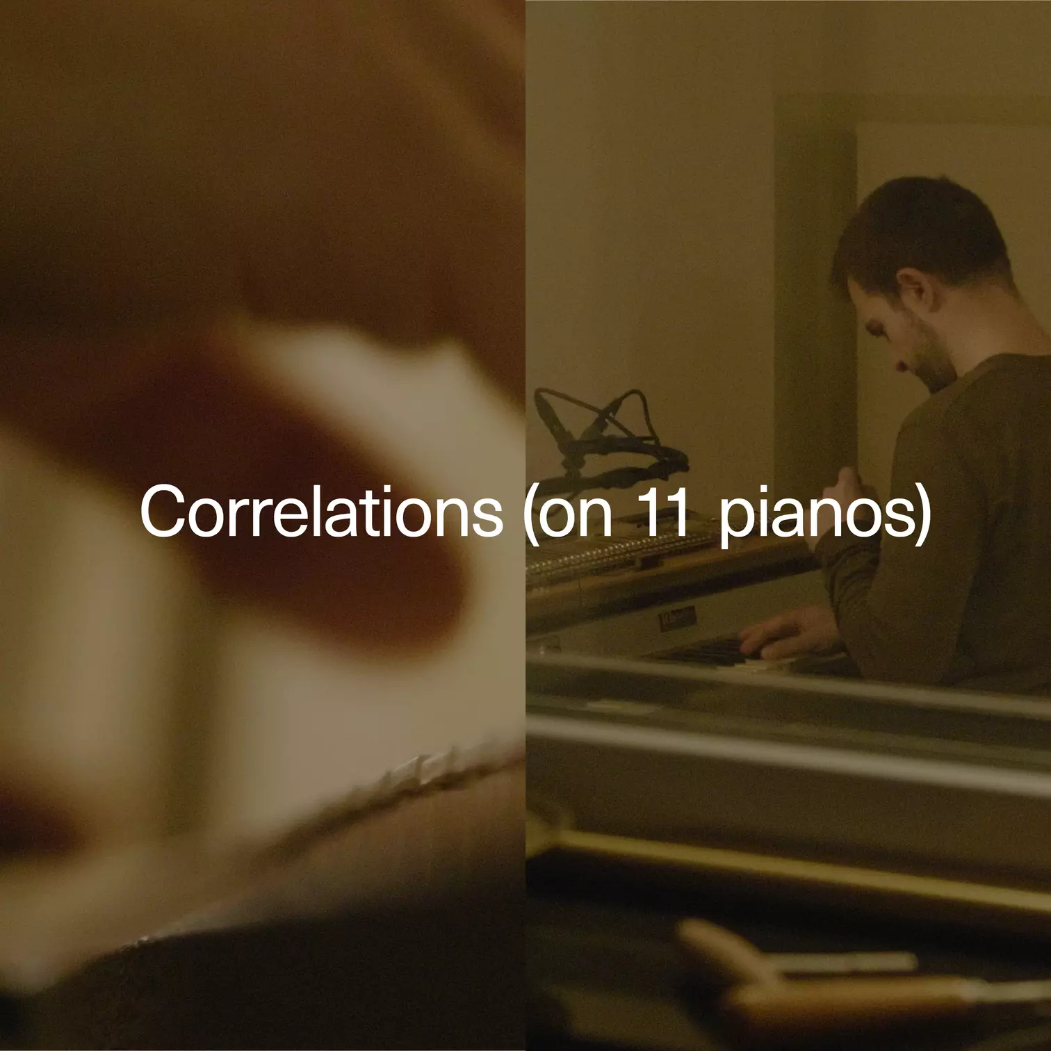 Correlations (on 11 pianos)