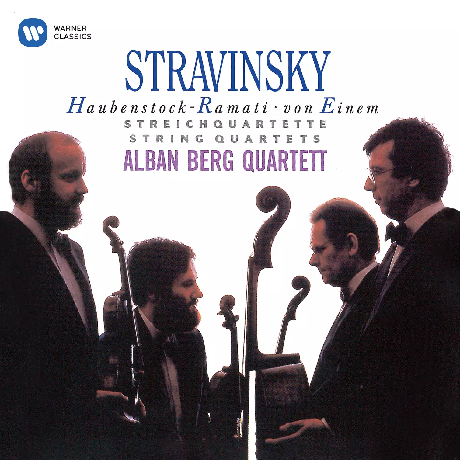 Stravinsky, Haubenstock-Ramati & von Einem: String Quartets