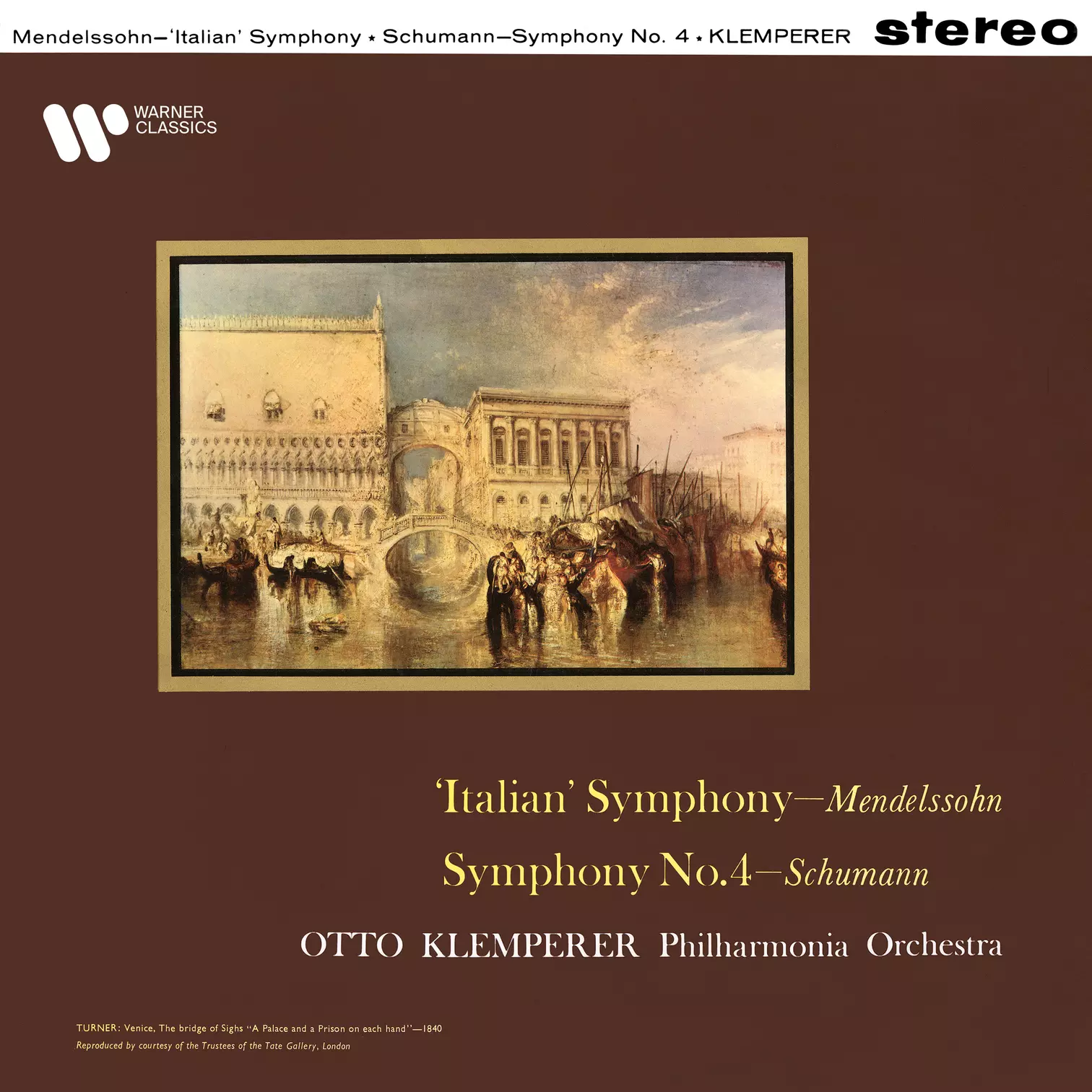 Mendelssohn: Symphony No. 4 "Italian" - Schumann: Symphony No. 4
