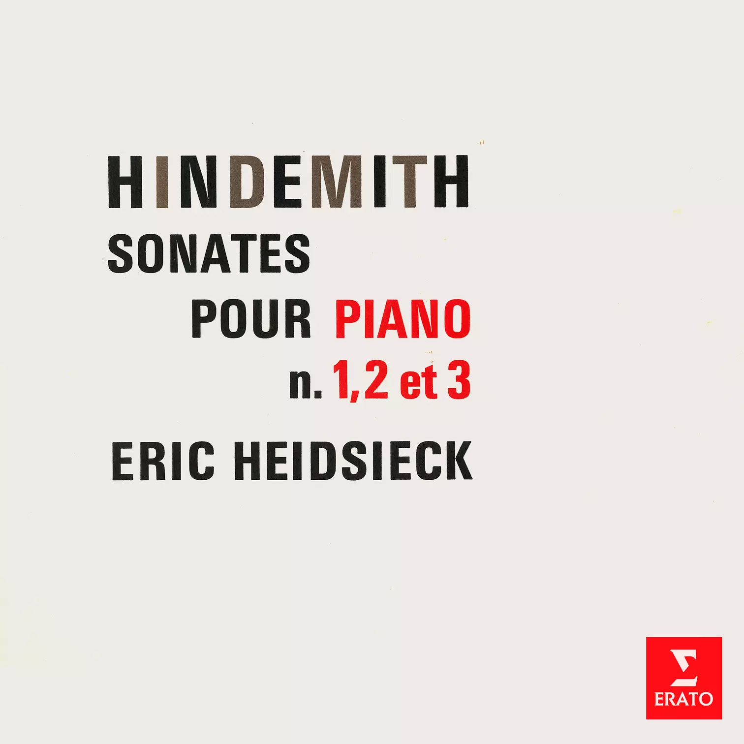 Hindemith: Sonates pour piano Nos. 1, 2 & 3