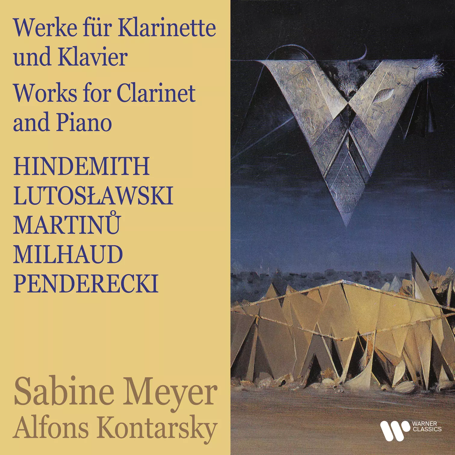 Hindemith, Lutosławski, Martinů, Milhaud & Penderecki: Works for Clarinet and Piano