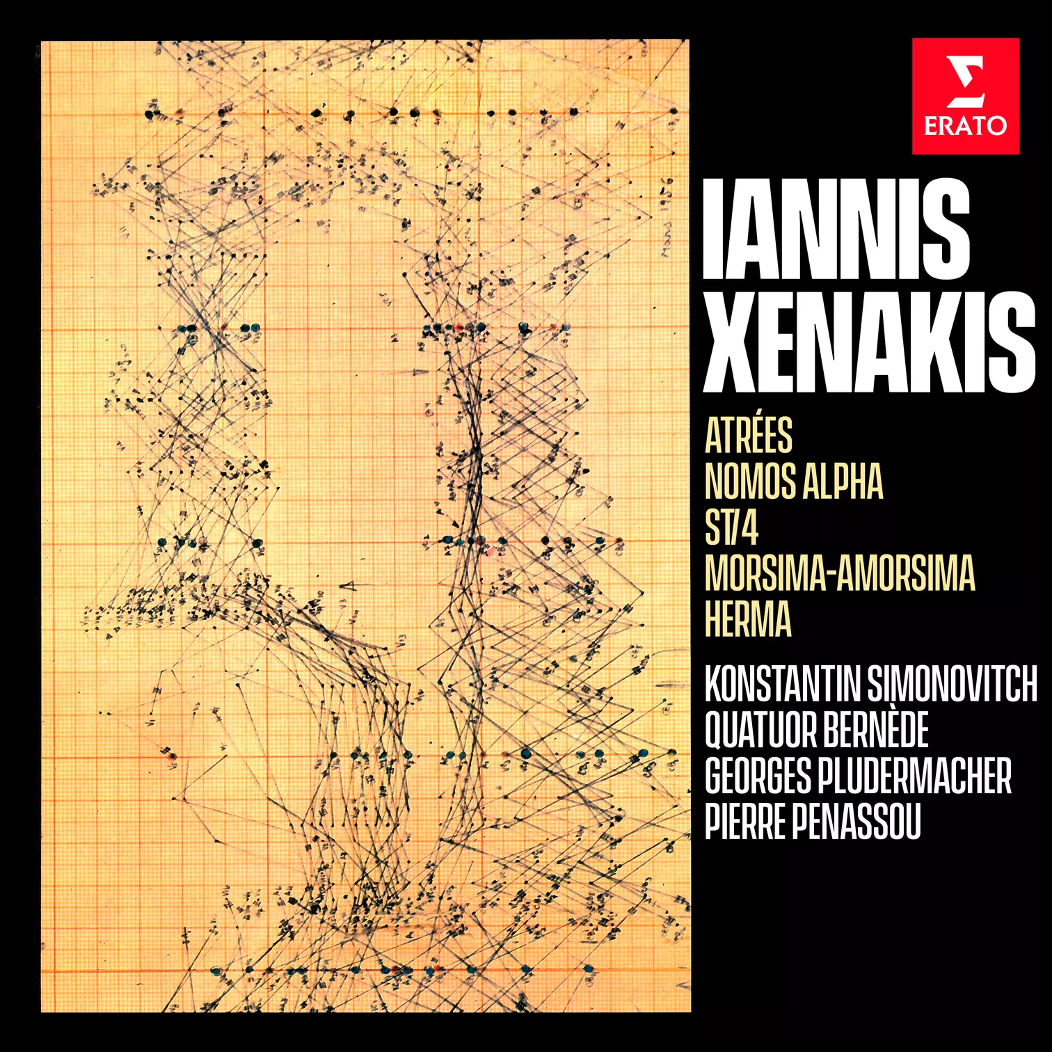 Xenakis: Nomos Alpha, ST/4, Morsima-Amorsima, Herma & Atrées