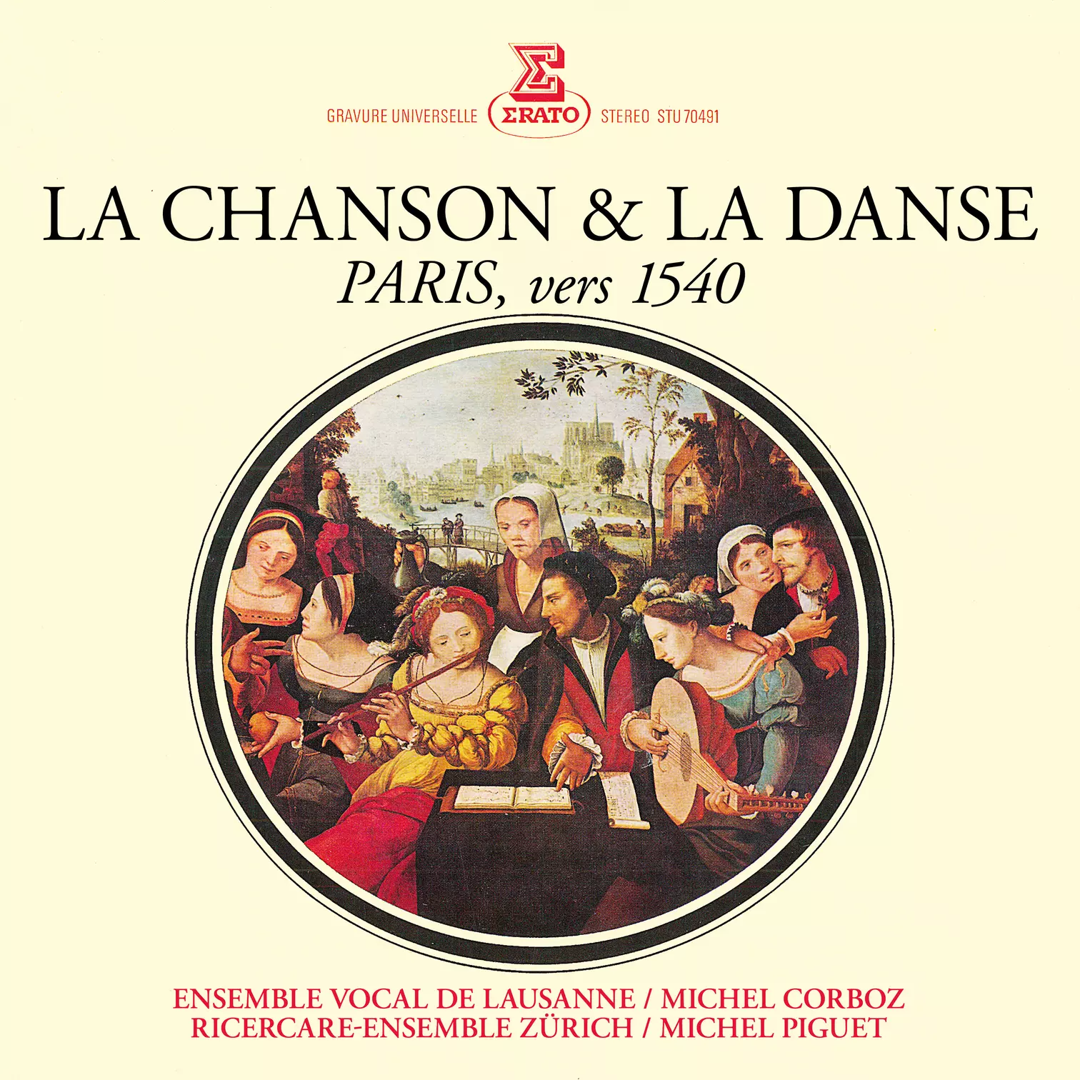 La chanson & la danse. Paris, vers 1540