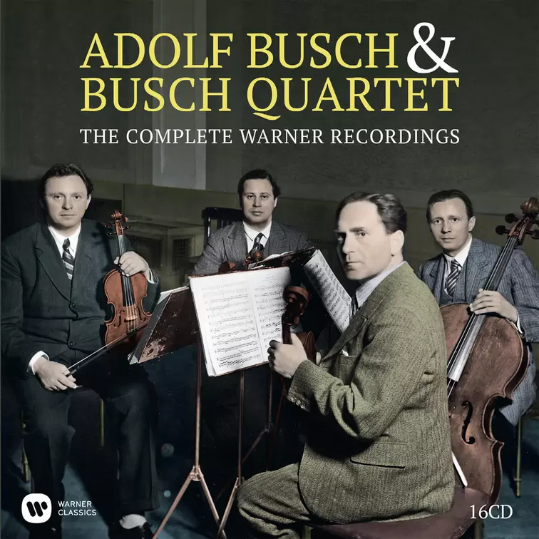 ADOLF BUSCH&BUSCH QUARTET 16CD 宇野功芳氏推薦 BUSCH QUARTET play Beethoven Quartets 1, 9, 13 & 14 (1951