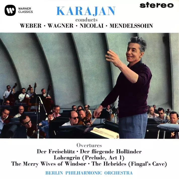 Karajan conducts Weber, Wagner, Nicolai & Mendelssohn