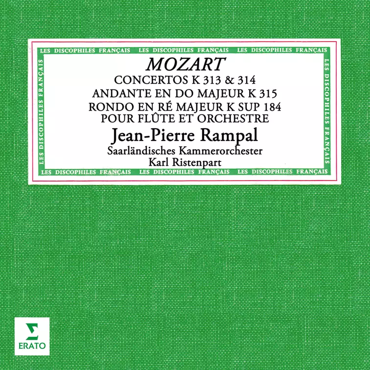 Mozart: Concertos, Andante & Rondo pour flûte et orchestre
