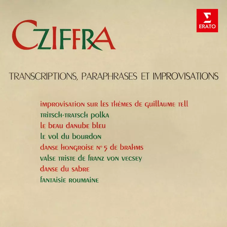 Transcriptions, paraphrases et improvisations