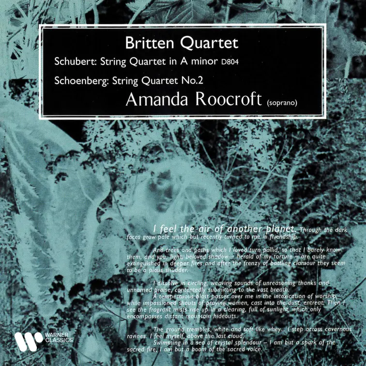 Schubert: String Quartet No. 13, D. 804 "Rosamunde" - Schoenberg: String Quartet No. 2, Op. 10
